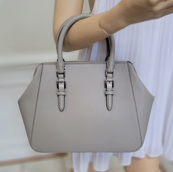 ⚠️LAST 1⚠️Michael Kors Charlotte LG Satchel Grey - Picture 2 of 7